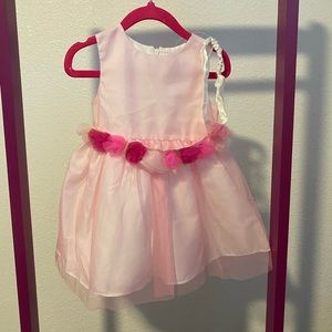 Infant 18 Months Formal pink dress with headband